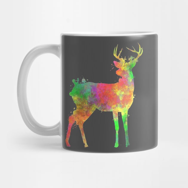 Watercolor Deer by lunabelleapparel